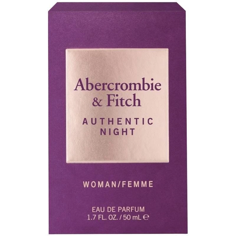 Abercrombie & Fitch Authentic Night For Her EDP 50 Ml 2 Abercrombie & Fitch Authentic Night For Her EDP 50 Ml - Billede 2