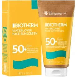 Biotherm Waterlover Face Sunscreen SPF 50+ - 50 Ml -Clarins Butik biotherm waterlover face sunscreen spf 50 50 ml 1646138044