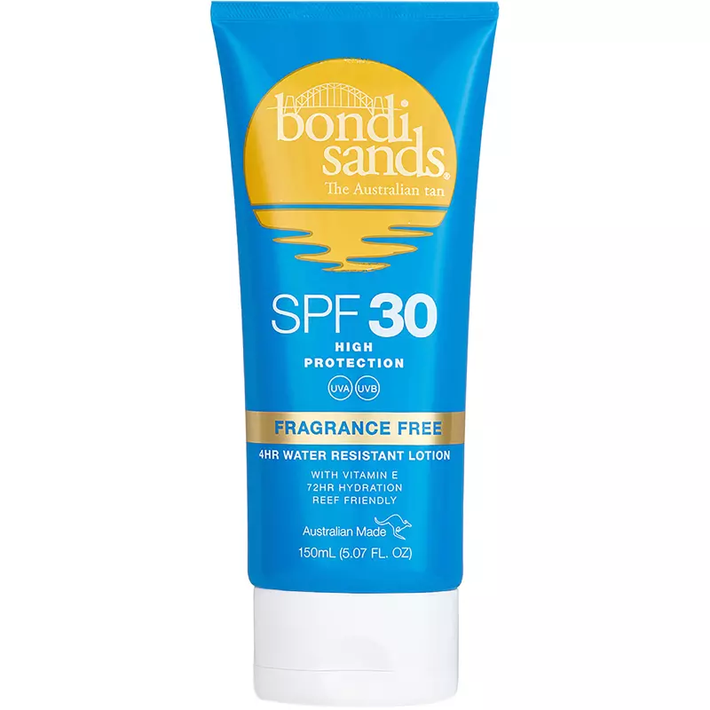 Bondi Sands Fragrance Free Sunscreeen Lotion SPF 30+ - 150 Ml 1 Bondi Sands Fragrance Free Sunscreeen Lotion SPF 30+ - 150 Ml