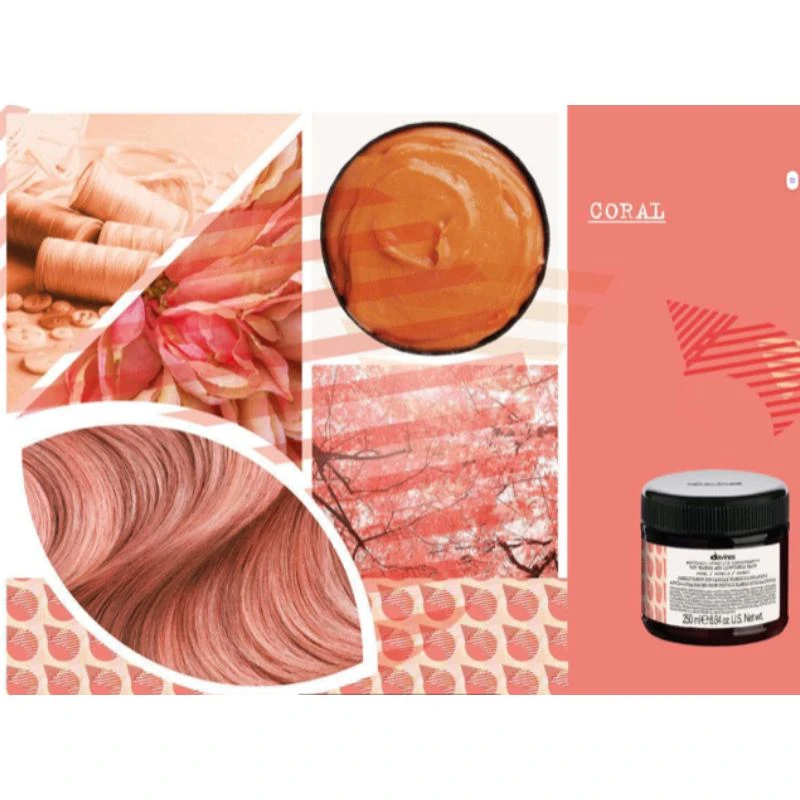 Davines Alchemic Conditioner Coral 250 Ml 2 Davines Alchemic Conditioner Coral 250 Ml - Billede 2