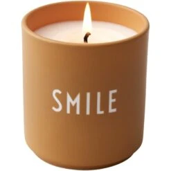 Design Letters Large Scented Candle 458 Gr. - Smile