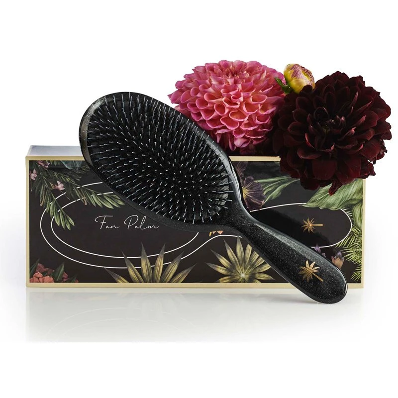 Fan Palm Hair Brush Large - Stardust 3 Fan Palm Hair Brush Large - Stardust - Billede 3