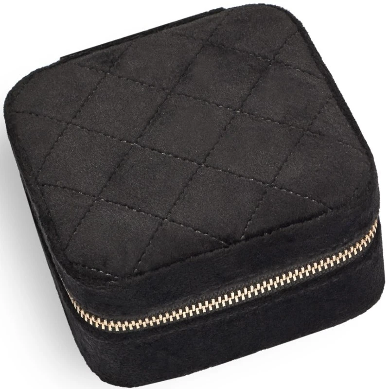 Gillian Jones Jewellery Box Velour S - Black 11067 2 Gillian Jones Jewellery Box Velour S - Black 11067 - Billede 2