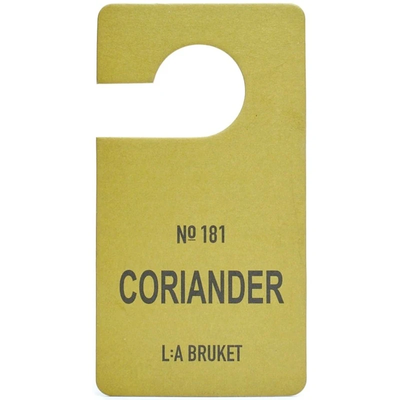 L:A Bruket 247 Fragrance Tag - Coriander 1 L:A Bruket 247 Fragrance Tag - Coriander