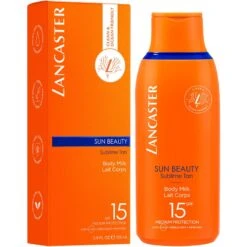Lancaster Sun Beauty Body Milk SPF 15 - 175 Ml -Clarins Butik lancaster sun beauty body milk spf 15 175 ml 1654154732