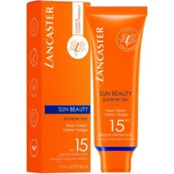 Lancaster Sun Beauty Face Cream SPF 15 - 50 Ml -Clarins Butik lancaster sun beauty face cream spf 15 50 ml 1654154845