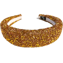 By Stær LIN Hairband - Glitter Rust/Gold