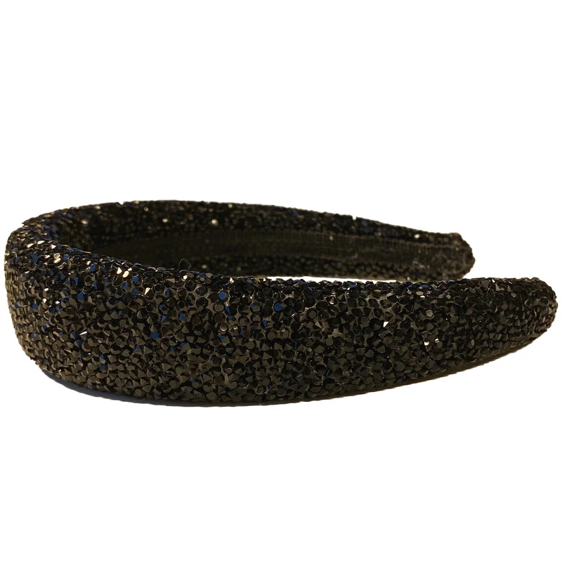 By Stær LIN Hairband - Glitter Black 2 By Stær LIN Hairband - Glitter Black - Billede 2