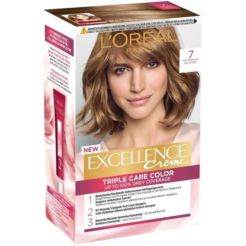 L’Oréal Paris L'Oréal Paris Excellence 7 Blond 2 L’Oréal Paris L'Oréal Paris Excellence 7 Blond - Billede 2