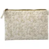 Meraki Makeup Pouch Large Lutea - Off-White And Mustard