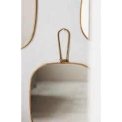 Meraki Mirror W. Frame Antique Brass Normal View -Clarins Butik meraki mirror w frame antique brass normal view 1582533818