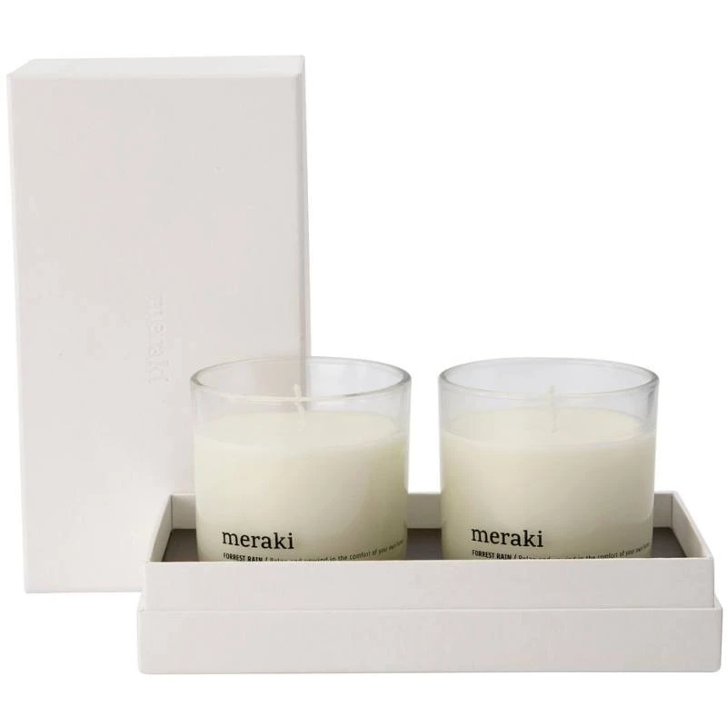 Meraki Scented Candle Kit - Forest Rain 2 Meraki Scented Candle Kit - Forest Rain - Billede 2