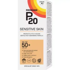 P20 Riemann Sensitive Skin Sun Protection Cream SPF 50+ - 200 Ml -Clarins Butik p20 riemann sensitive skin sun protection cream spf 50 200 ml 1675925077