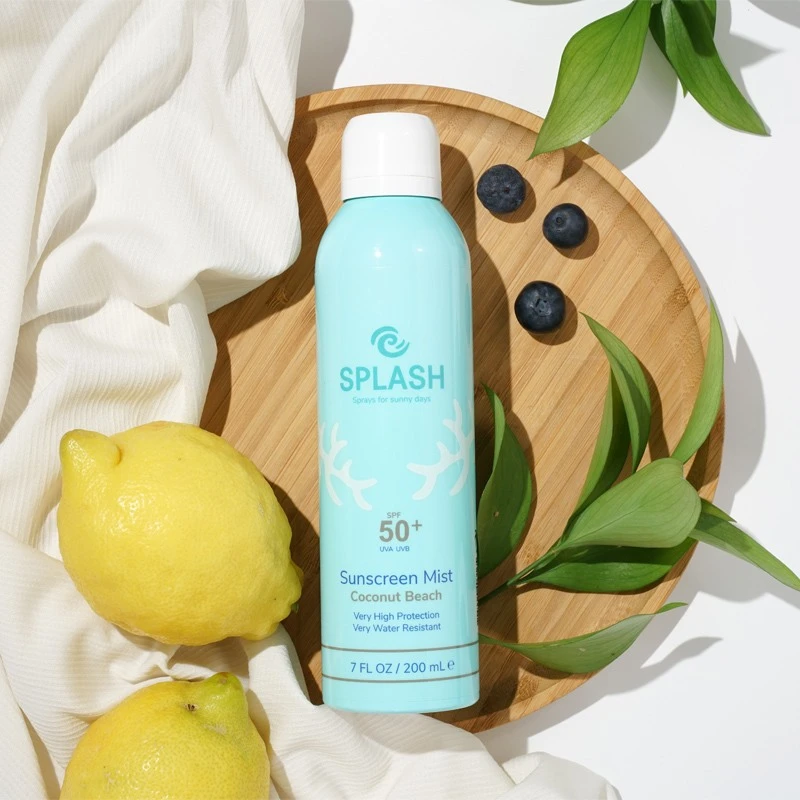 Splash Coconut Beach Sunscreen Mist SPF 50+ - 200 Ml 2 Splash Coconut Beach Sunscreen Mist SPF 50+ - 200 Ml - Billede 2