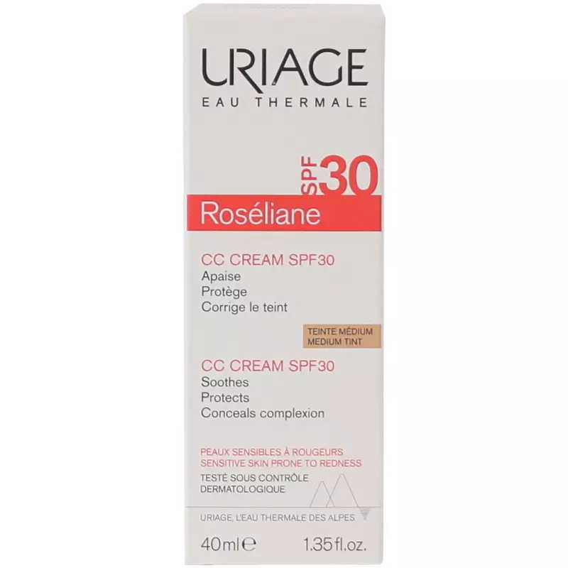 Uriage Roséliane CC Cream SPF 30 - 40 Ml 2 Uriage Roséliane CC Cream SPF 30 - 40 Ml - Billede 2