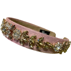 By Stær VITA Hairband - Rose With Stone -Clarins Butik vita rosa2